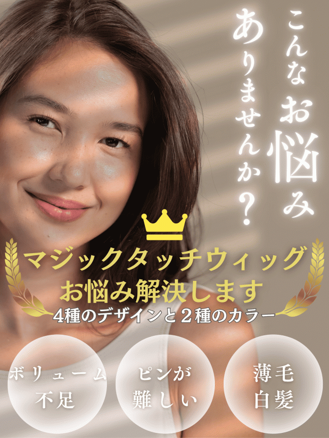 ピンなし ウィッグ ピン無し部分ウィッグ 頭頂部 白髪隠し 部分 ピン不要 ピンなし ウィッグ ピン無し部分ウィッグ 頭頂部 白髪隠し 部分