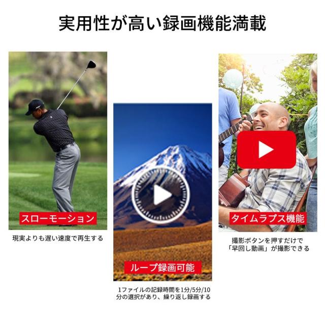 デジカメ 5K 高画質録画 デジタルカメラ  3.5インチ超大画面 32Gカード付 4800万画素 16倍デジタルズーム  AFオートフォーカス フラッシュ内蔵  コンパクト 軽量 動画 写真 Webカメラ ウェブカメラ 中学生 運動会 旅行 プレゼント ギフト_10