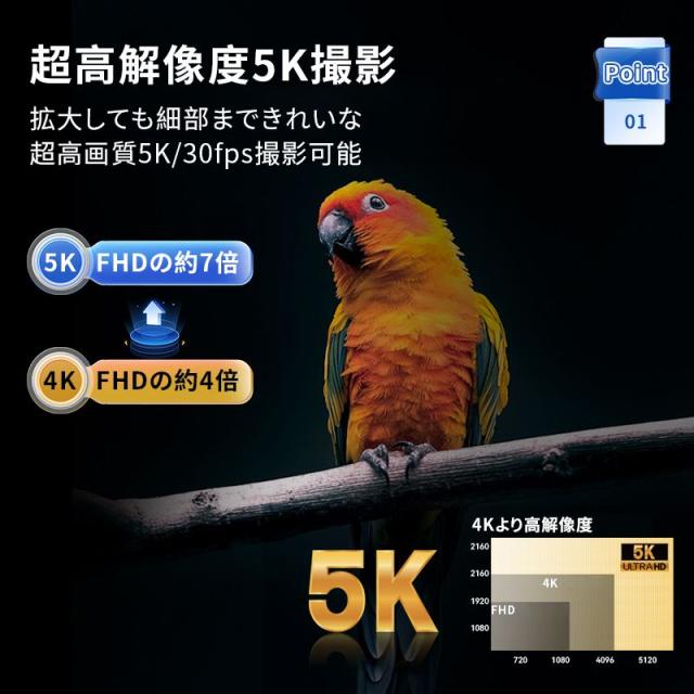 デジカメ 5K 高画質録画 デジタルカメラ  3.5インチ超大画面 32Gカード付 4800万画素 16倍デジタルズーム  AFオートフォーカス フラッシュ内蔵  コンパクト 軽量 動画 写真 Webカメラ ウェブカメラ 中学生 運動会 旅行 プレゼント ギフト_3