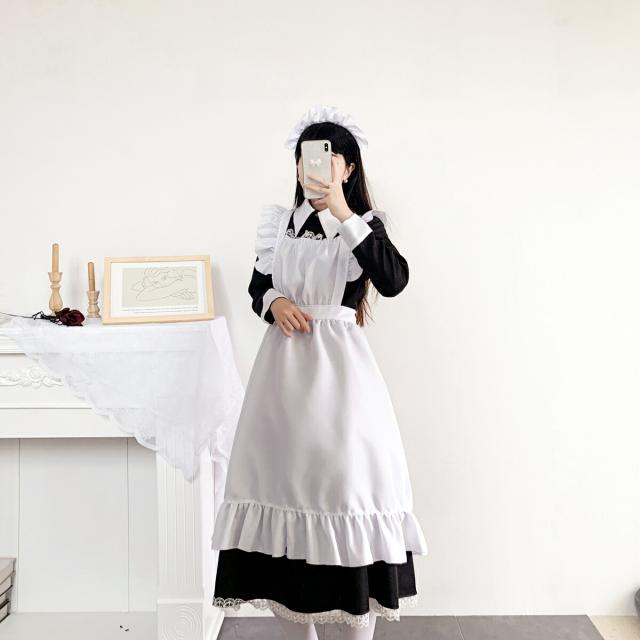 ♡めいどりーみん風。メイド服 カチューシャ リボン エプロン コルセット付き♡ ♡めいどりーみん風。メイド服 カチューシャ リボン エプロン