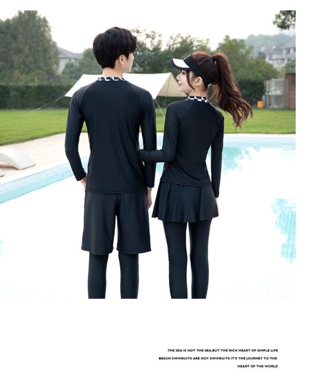 【ARMOTO】メンズ 水着 4点セット ジュタオピン] ペアルック ラッシュガード 水着 メンズ 3点セット