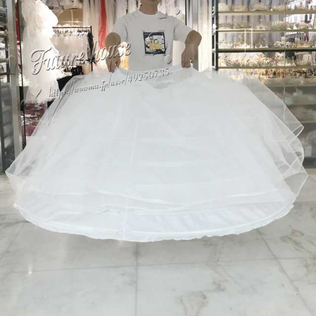 花嫁ウエディングドレス ドレス 超大型スカート パニエ ブライダル ステージ衣装 パーティードレス 気質アップ