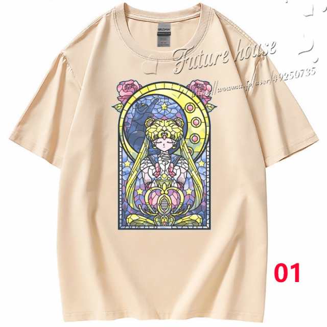 新品 美少女戦士セーラームーン Tシャツ春夏 男女 周辺 半袖 子供用 大人用コスプレ 衣装 Cos 服 可愛い柔らかい通気吸汗速乾 9種カラーの通販はau Pay マーケット Fashion Zone