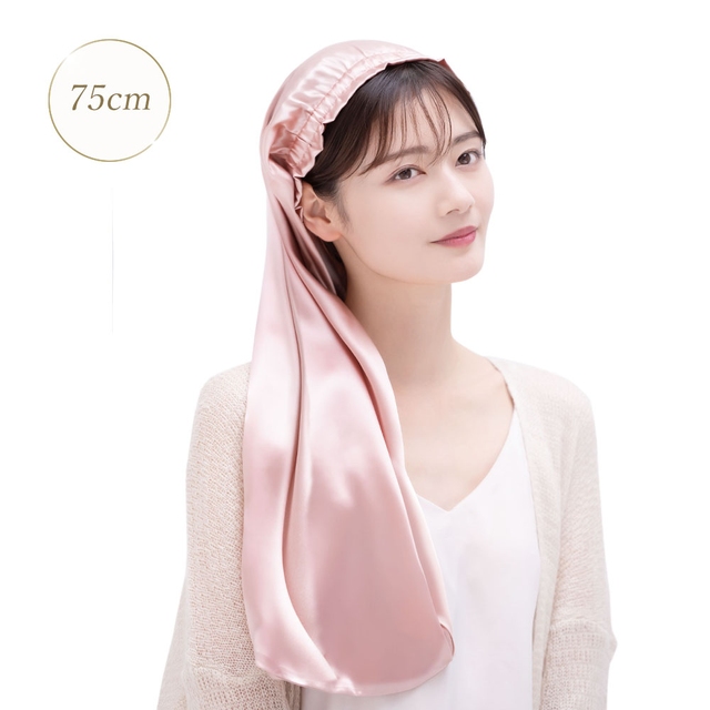 公式】COCOSILK シルク100% ナイトキャップ【75cm ゴム紐】シルク 