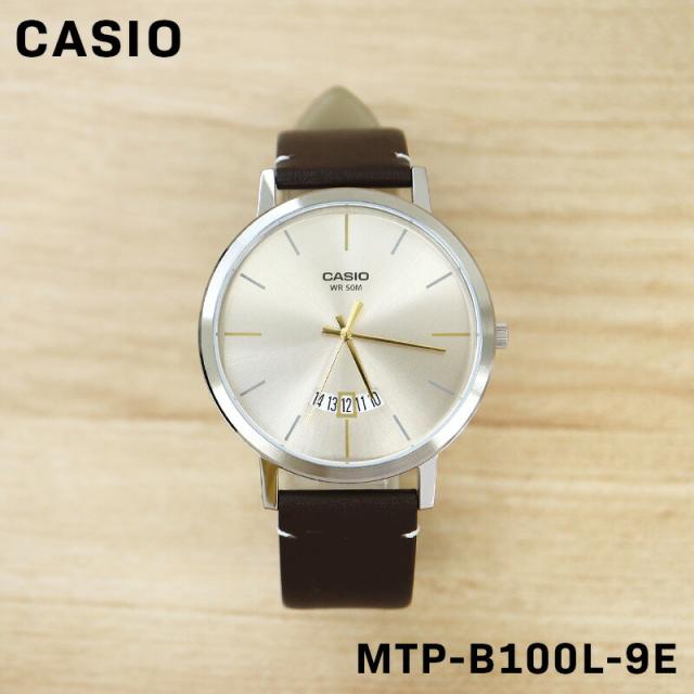 CASIO カシオ チープカシオ チプカシ メンズ 男性 キッズ 子供 男の子 ウォッチ 腕時計 レザー MTP-B100L-9E 格好良い 可愛い シンプル ビジネス カジュアル アウトドア スポーツ おしゃれ プレゼント 誕生日 お祝い ギフトの通販は 5,950円