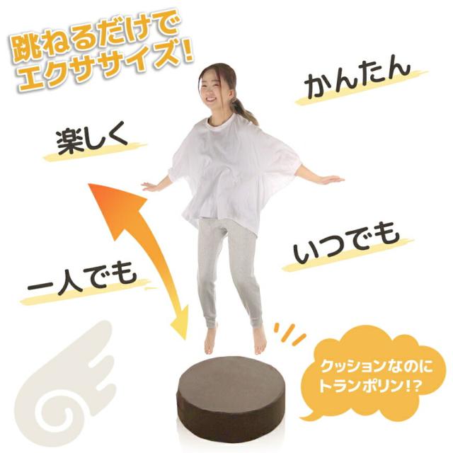天使のトランポリン クッション 日本製 高反発ウレタン 大きい カバー脱着式 スツール 大人 エクササイズ フィットネス 運動不足 ストレス解消 おしゃれ かわいい 大人 子供 マカロン ダイエット  送料無料_2