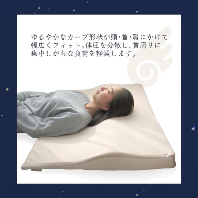 天使のやすらぎ Angel’s Peace Pillow 枕 シングル 日本製 まくら 洗える ボディ ピロー 洗える 快眠 安眠 高さ 調節 ウレタン 背中 肩 首 腕 フィット 熟睡 寝返り メッシュ 通気性 おしゃれ かわいい 天使シリーズ 送料無料 新生活 父の日 母の日 敬老の日_3