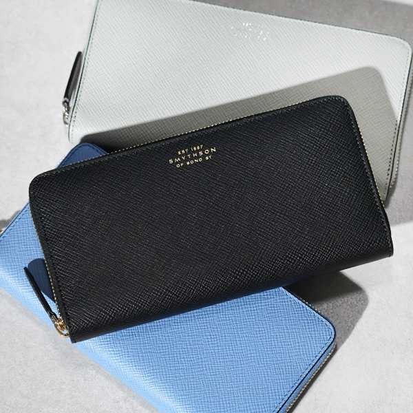 SMYTHSON スマイソン ラウンドファスナー長財布 PMA LG ZIP AROUND PRS ...