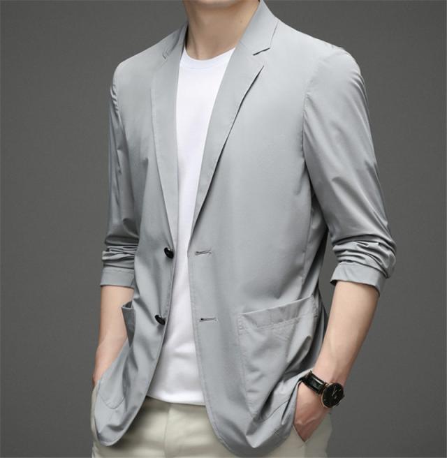 ブレザー テーラードジャケット メンズ 無地 紳士服 テーラード ジャケット 秋 ビジネス カジュアル 2つボタン 定番 スーツ の通販は ブレザー テーラードジャケット メンズ 無地 紳士服 テーラード ジャケット 秋 ビジネス カジュアル 2つボタン 定番 スーツ の通販は