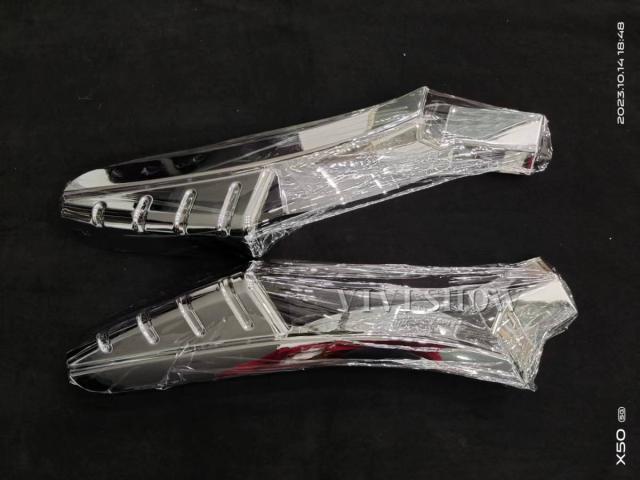 ふそう 20キャンター ブルーテックキャンター 標準車 メッキフロントマッドガードカバーセット sto074