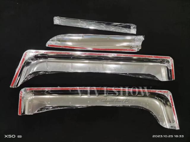 三菱ふそう　スーパーグレート用　純正　バイザーセット　新品 高品質 三菱ふそう スーパーグレート 17072000 メッキ バイザー 左右