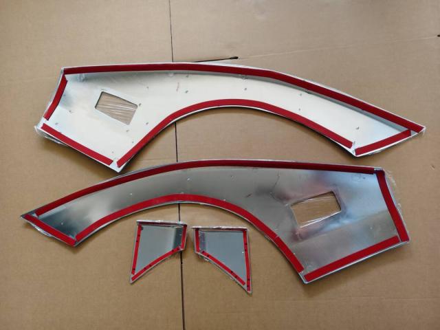 新品即納 日野 デュトロ 標準車 メッキ サイド フェンダー パネル ドア