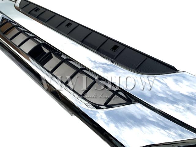 新品即納 07 エルフ ワイド メッキ フロント バンパー + グリル インナーブラック + コーナーパネル_6