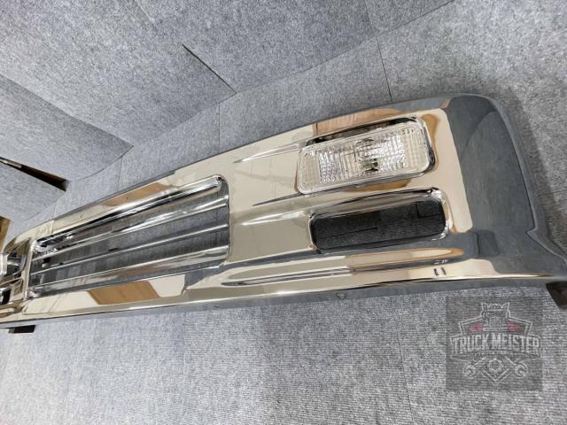 即納 日野 デュトロ トヨタ ダイナ トヨエース 標準キャブ 標準 フロント メッキ 汎用 バンパー 1685mm幅メッキパーツ メッキバンパー 外装_5