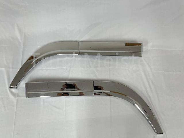 即納 いすゞ ファイブスターギガ メッキ オーバーフェンダー 左右セット 交換式 2分割 デコトラ トラックパーツ