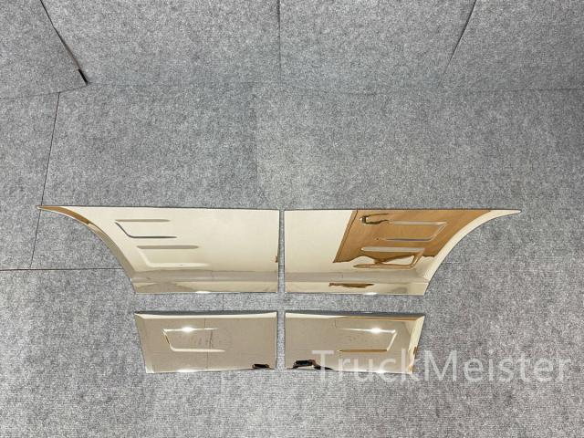 即納 メッキ ドアサイドプロテクター＆アンダーガーニッシュ 左右4点セット 三菱ふそう ジェネレーション/ブルーテックキャンター