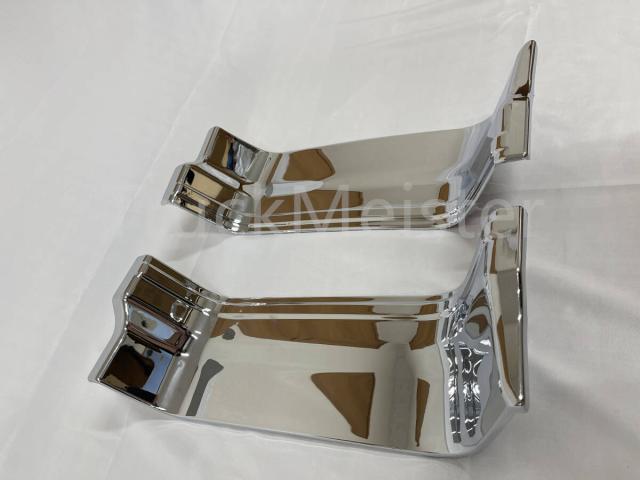 即納　日産 UD パーフェクトクオン クオン H17.1- 大型 メッキ サイド ステップ ミドル カバー ステップ ガーニッシュ 左右セット ABS製_2