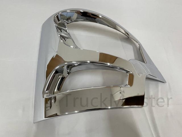 即納 三菱ふそう 17スーパーグレート メッキ バンパーコーナーカバー ローキャブ用 ヘッドライトカバー パネル 外装 片側のみ 運転席側