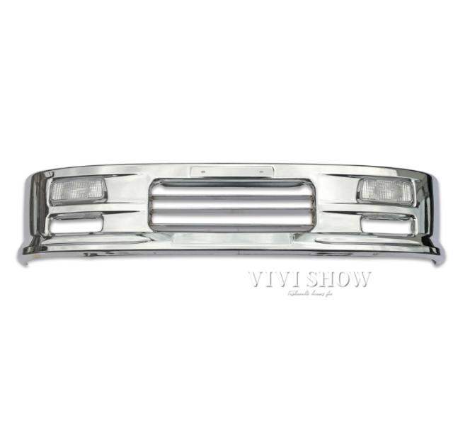 日野 デュトロ トヨタ ダイナ トヨエース 標準キャブ 標準 フロント メッキ 汎用 バンパー 1685mm 幅 メッキパーツ メッキバンパー 外装_1