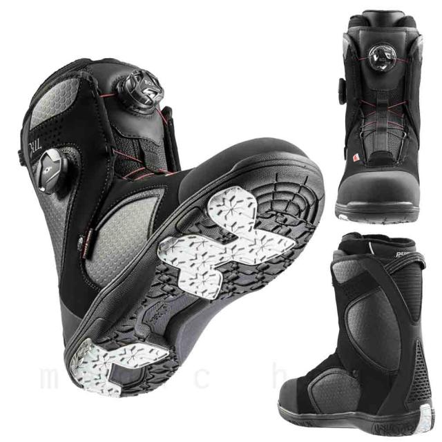 スノーボード ブーツ BOA レディース HEAD ヘッド JILL LYT BOA FOCUS ダイヤル デュアルボア ダイアル式 23-24 2024モデル 23.5 - 25.0cm 黒 ブラック お洒落