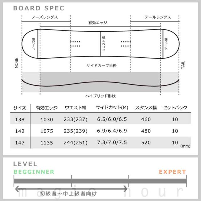 スノーボード 板 レディース ボード 3点 セット ビンディング ブーツ HEAD ヘッド HEART 2026モデル スノボー 初心者 ハイブリッドキャンバー ガールズ お洒落_3