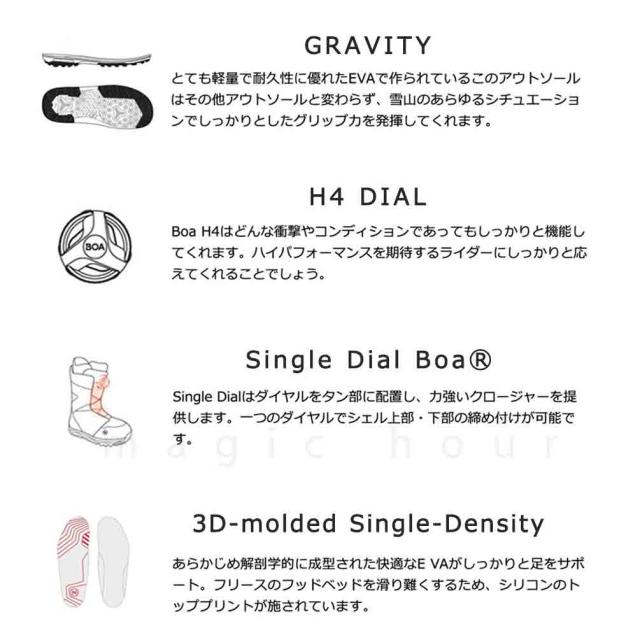 スノーボード ブーツ レディース NIDECKER ナイデッカー SIERRA ダイヤル ダイアル式 25-26 ソフトフレックス 大きいサイズ 22cm - 25.5cm 黒 ブラック 女性