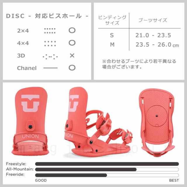 スノーボード ビンディング スノボー バインディング レディース UNION ユニオン LEGACY ボード 24-25 グラトリ お洒落 かわいい 板と同時購入で取付無料