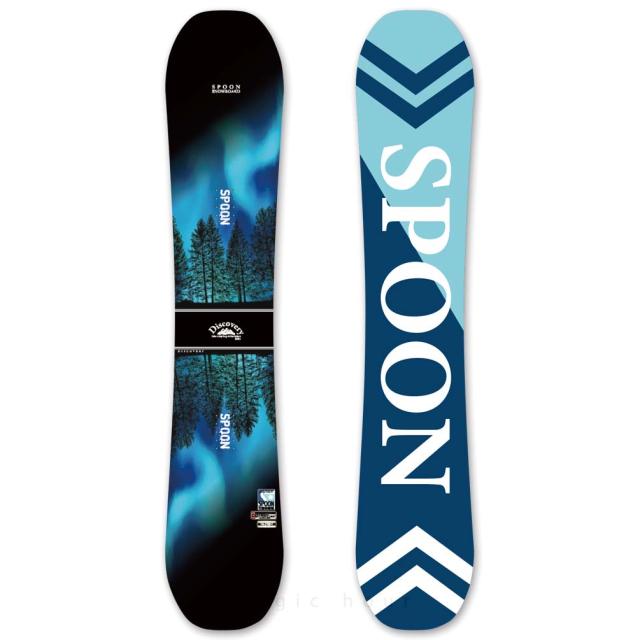 SPOONスプーン153センチ×スプーン バイン メンズスノーボード2点