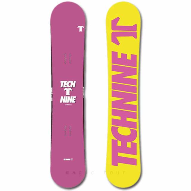 スノーボード 板 2点 セット グラトリ メンズ レディース 2024 TECH NINE テックナイン CAM ROCK 23-24 ハイブリッド キャンバー ボード スノボー お洒落 ピンク スノーボード 板 2点 セット グラトリ メンズ レディース 2024 TECH