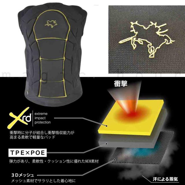 YOROI MUSHA 鎧武者 プロテクター ベストタイプ ユニセックス XS