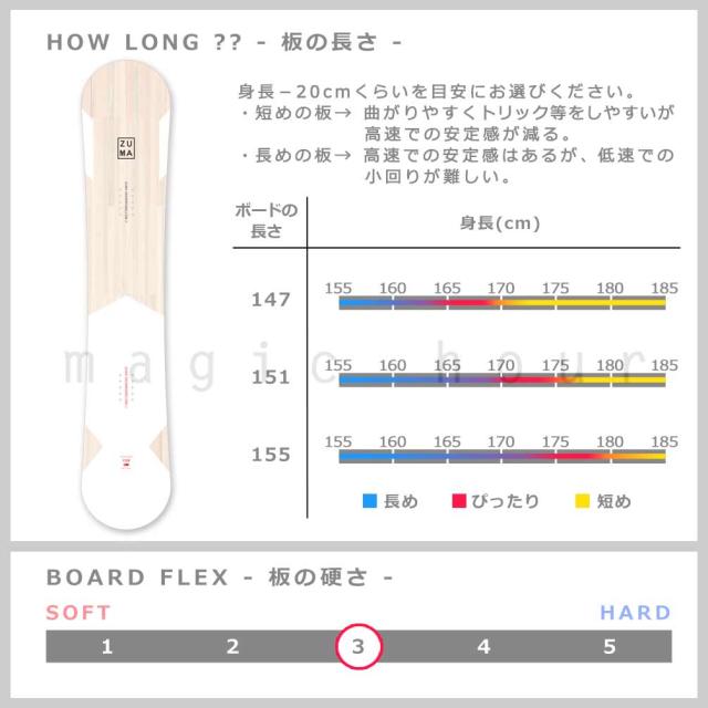 スノーボード 板 メンズ 2点 セット ZUMA ツマ TOOLIST-K ビンディング ブーツ 24-25 ハイブリッド キャンバー ボード グラトリ 初心者 お洒落 ブランド 型落ち_4
