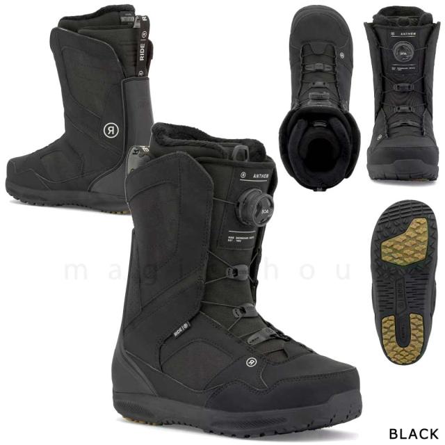 スノーボード ブーツ BOA メンズ RIDE ライド ANTHEM ダイヤル ダイアル式 25-26 2026モデル ミドルフレックス 大きいサイズ 25cm - 29.5cm 黒 白 茶色 お洒落