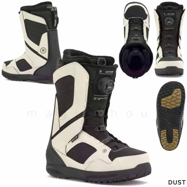 スノーボード ブーツ BOA メンズ RIDE ライド ANTHEM ダイヤル ダイアル式 25-26 2026モデル ミドルフレックス 大きいサイズ 25cm - 29.5cm 黒 白 茶色 お洒落