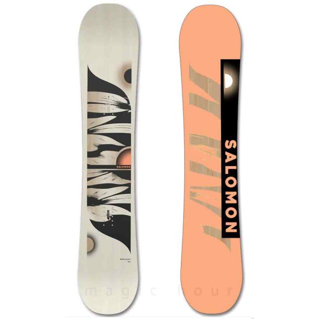 スノーボード 板 レディース 単品 SALOMON サロモン REFLECT WOMEN スノボー 初心者 ハイブリッド キャンバー ボード Wロッカー ソフトフレックス お洒落_5