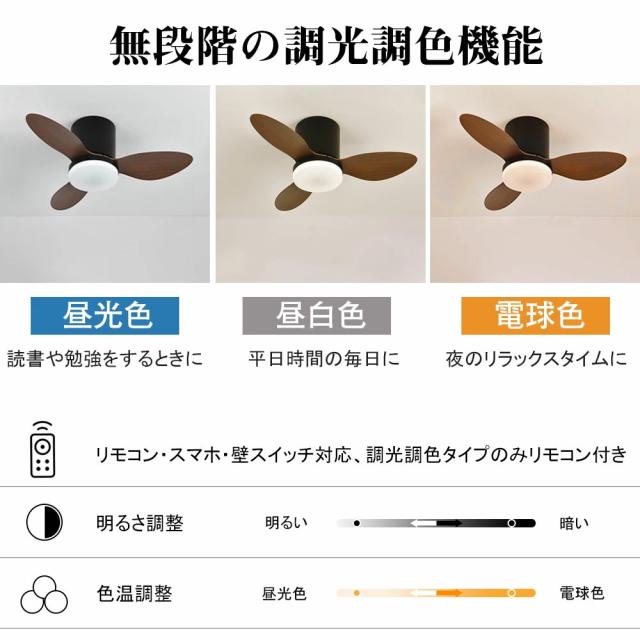 シーリングファン シーリングファンライト led 風量調節 北欧 リモコン操作 ファン付き照明 調光調色 照明器具 8畳 10畳 12畳 おしゃれ 明るい シンプル 木目調 DCモーター 風量調節 天井照明 ビング 寝室 和室 軽量 間接照明 子供部屋 軽量 静音 空気循環