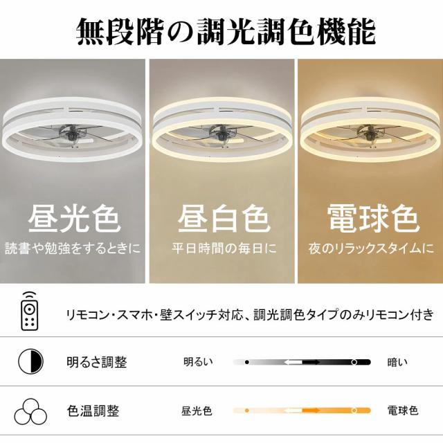 【送風できる照明】シーリングファン シーリングファンライト LED 照明器具 6畳 8畳 10畳 DCモーター サーキュレーター 調光 調色 オシャレ 天井照明 シーリングライト 北欧風 dcモーター 空気循環 省エネ 節電 リビング 寝室 部屋 洋室 和室 リモコン付き