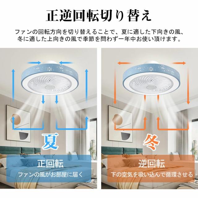 【冷暖房効率上げる】シーリングファン シーリングファンライト LED 照明器具 6畳 8畳 DCモーター サーキュレーター 調光 調色 オシャレ 天井照明 シーリングライト 北欧風 dcモーター 空気循環 省エネ 節電 リビング 寝室 部屋 洋室 和室 リモコン付き