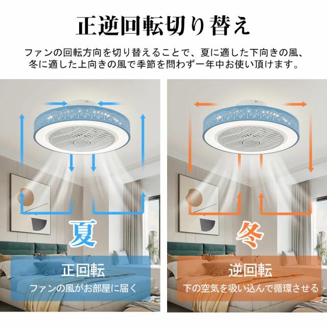LED照明 扇風機 シーリングファンライト led シーリングライト シーリングサーキュレーター 8畳 調光 調色 空気循環 新生活 電球 一人暮らし 節電 小型 寝室 部屋 洋室 和室 リモコン付き
