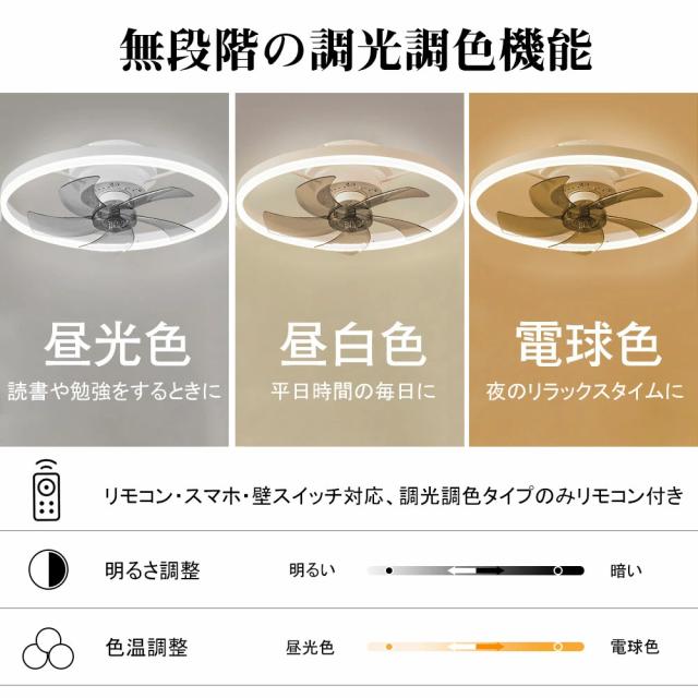 シーリングファンライト シーリングファン LED リモコン 10畳 調光調色 照明器具 おしゃれ シンプル DCモーター 風量調節 扇風ライト 天井照明 リビング 寝室 和室 軽量 間接照明 子供部屋 静音 空気循環