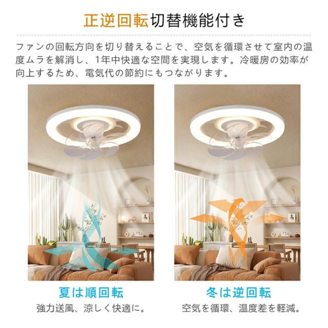 1台2役 シーリングファン シーリングファンライト LED 照明器具 6畳 8畳 12畳 DCモーター サーキュレーター 調光 調色 オシャレ 天井照明 シーリングライト 北欧風 dcモーター 空気循環 リビング 寝室 部屋 洋室 和室 リモコン付き