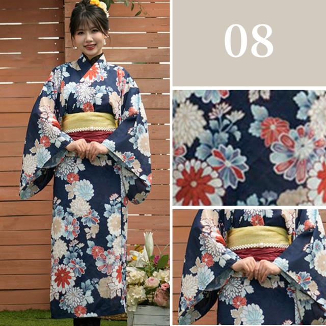 浴衣 セット レディース 夏用 浴衣 作り帯 2点セット 3点セット F 花柄 和服 古典柄 かわいい 高見え 夏祭り 夕涼み 花火 おしゃれ 大人 レディース 女性  コスチューム 可愛い おしゃれ 浴衣 セット レディース 夏用 浴衣 作り帯 2点セット 3点セット F 花柄