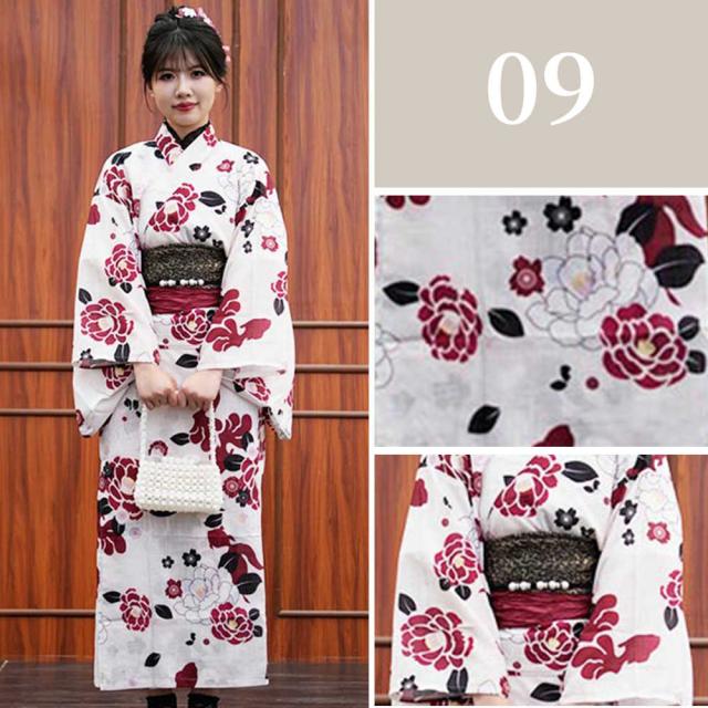 浴衣 セット レディース 夏用 浴衣 作り帯 2点セット 3点セット F 花