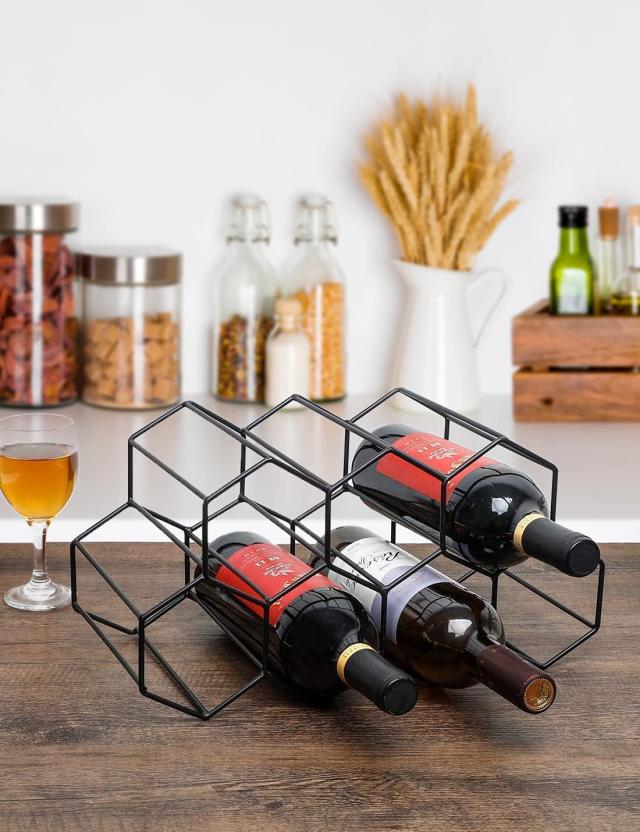 Yiteng 金属製 ワインラック ワインホルダー おしゃれ 赤ワイン棚 9本 用 積み重ね式 収納 ワインストレージ インテリア装飾 冷の通販はau Pay マーケット Kumasen公式ショップ