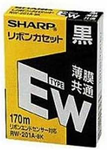 RW-201A-BK(黒) タイプEW リボンカセット