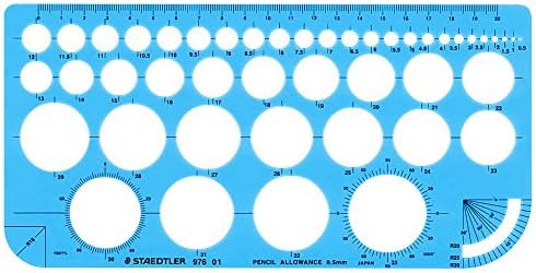 ステッドラー テンプレート 円 定規 976 01