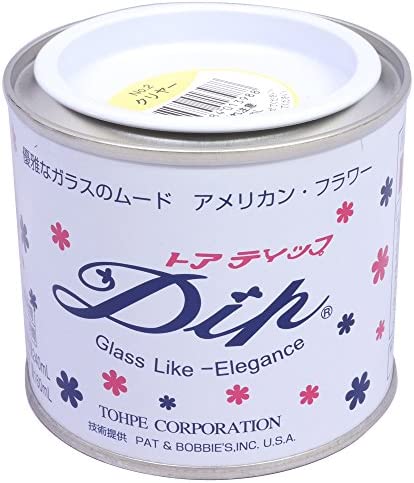 トウペ アメリカンフラワー ディップ液 トアディップ Col.2 クリヤー 160ml AD-1602 その他アート・美術品・骨董品