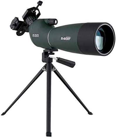 SVBONY SV28 フィールドスコープ 25-75x 70mm スポッティング