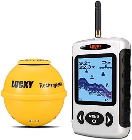 LUCKYLAKER 魚群探知機 ワイヤレス 投げ式 魚探 集魚灯機能付きソーナー 釣り道具 陸釣り 船釣り 磯釣り 深場釣り 夜釣りの通販は