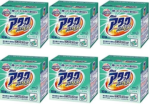 (まとめ販売6箱セット) 花王 ワンパックアタック高活性バイオEX 10個パック 240g(24g×10個) ×6箱