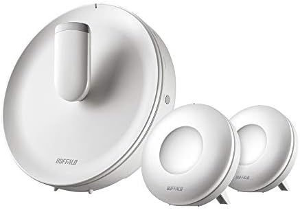 BUFFALO WiFi 無線LAN AirStation connect 親機+専用中継機2台セットモデル WTR-M2133HS/E2S 11ac ac2200 866+866+400Mbps トライバンド の通販は